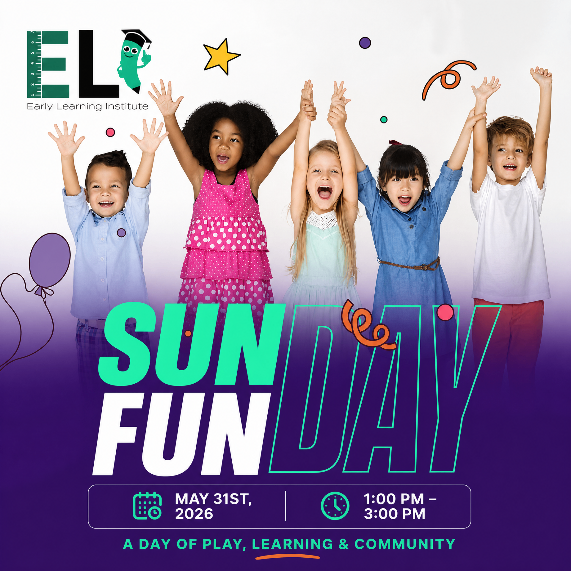 Sunday Funday at The Early Learning Institute